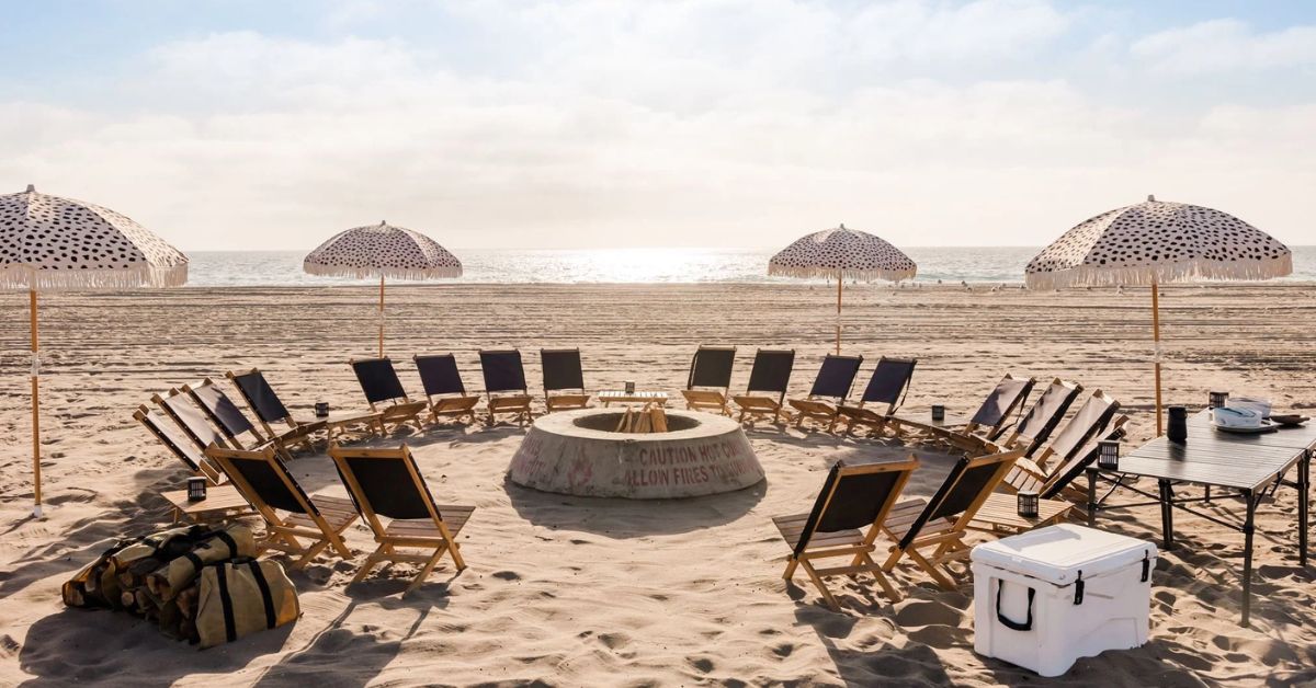 Beach Bonfire Pits Dockweiler Beach