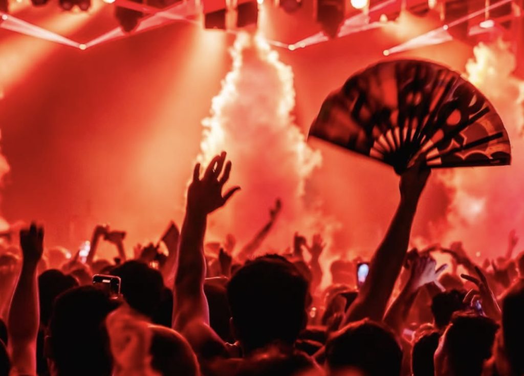 best indoor wedding venues in california Live event with vibrant lighting and crowd inside Vermont Hollywood.